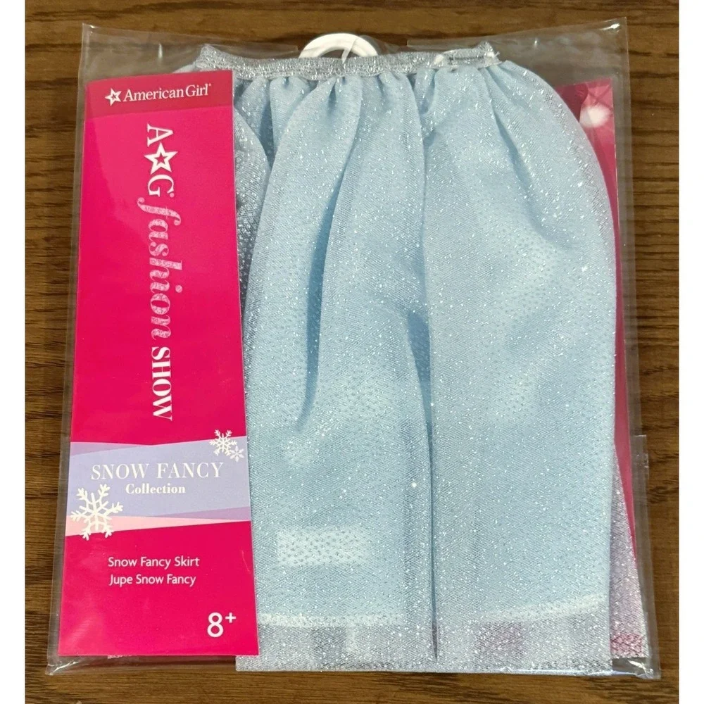 American Girl 2020 Snow Fancy Skirt New! Blue Glittery Tulle